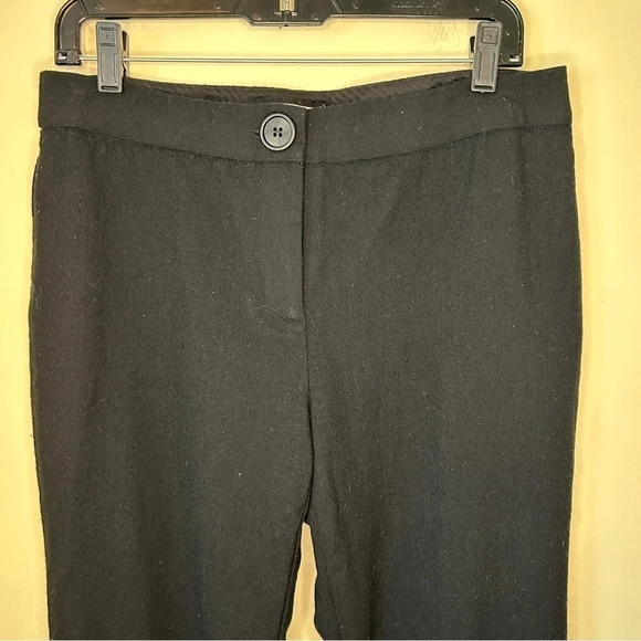 Kate Spade Live Colorfully Wool Dress Pants Black Size 10 Bootcut - Picture 2 of 4